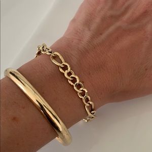 14 KT gold chain bracelet